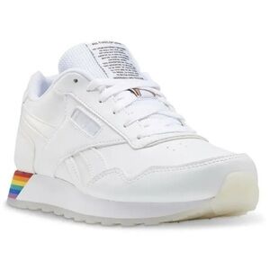 NWOT REEBOK CLASSIC HARMAN RUN ‘S’ PRIDE WHITE SNEAKERS SIZE 11
